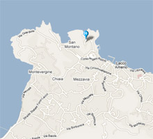 mappa Albergo San Montano