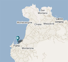 mappa Noleggio Barche Monti Angela