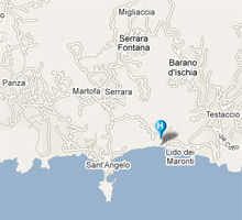 mappa Spiaggia dell'Hotel Vittorio